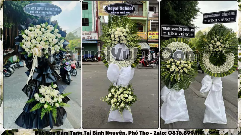 Đặt Vòng Hoa Đám Tang Tại Xã Bình Nguyên, Tỉnh Phú Thọ