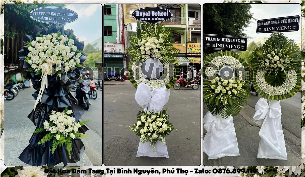 Đặt Vòng Hoa Đám Tang Tại Xã Bình Nguyên, Tỉnh Phú Thọ