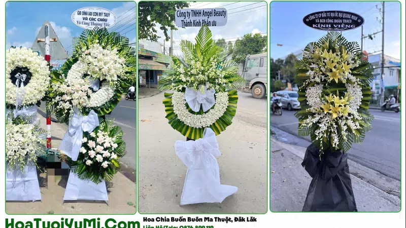 Đặt Vòng Hoa Đám Tang Tại Phường Buôn Ma Thuột, Đắk Lắk