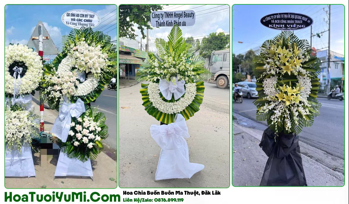 Đặt Vòng Hoa Đám Tang Tại Phường Buôn Ma Thuột, Đắk Lắk