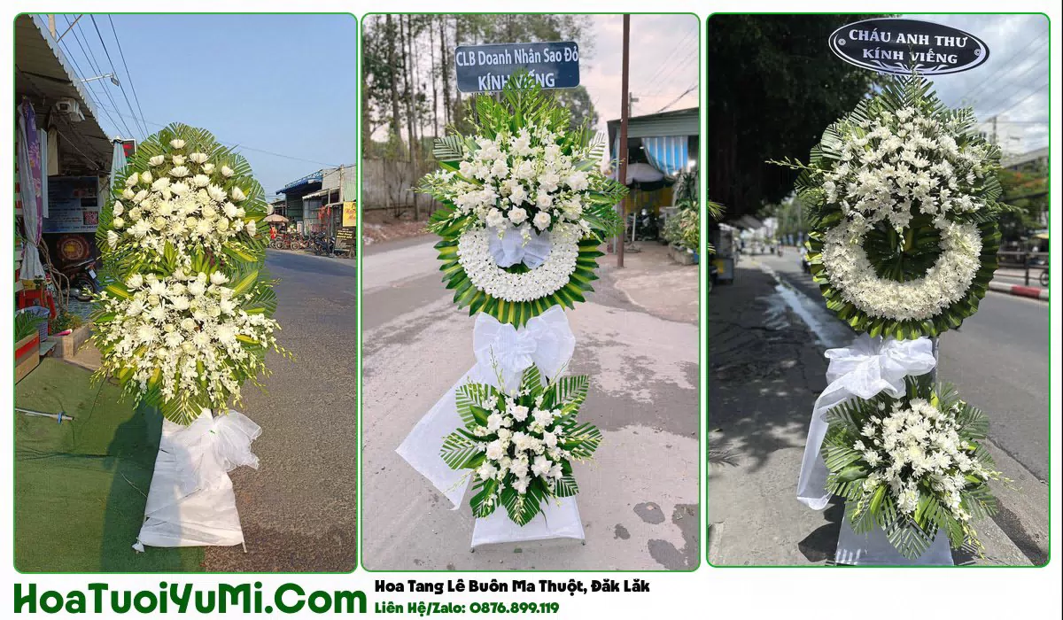 kệ hoa tang lễ tại Buôn Ma Thuột, Đắk Lắk