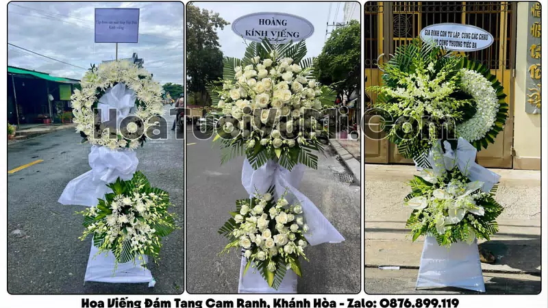 Đặt Vòng Hoa Đám Tang Tại Phường Cam Ranh, Khánh Hòa