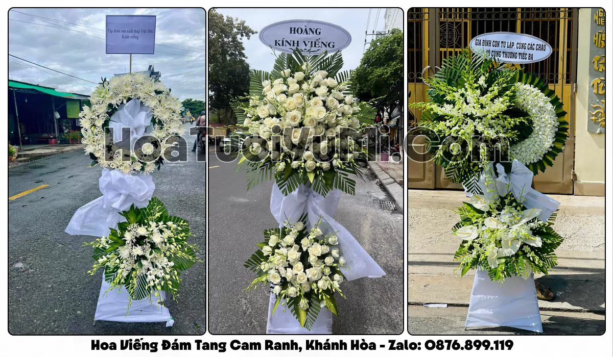 Đặt Vòng Hoa Đám Tang Tại Phường Cam Ranh, Khánh Hòa