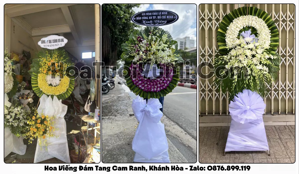 kệ hoa tang lễ giao tại Cam Ranh, Khánh Hòa