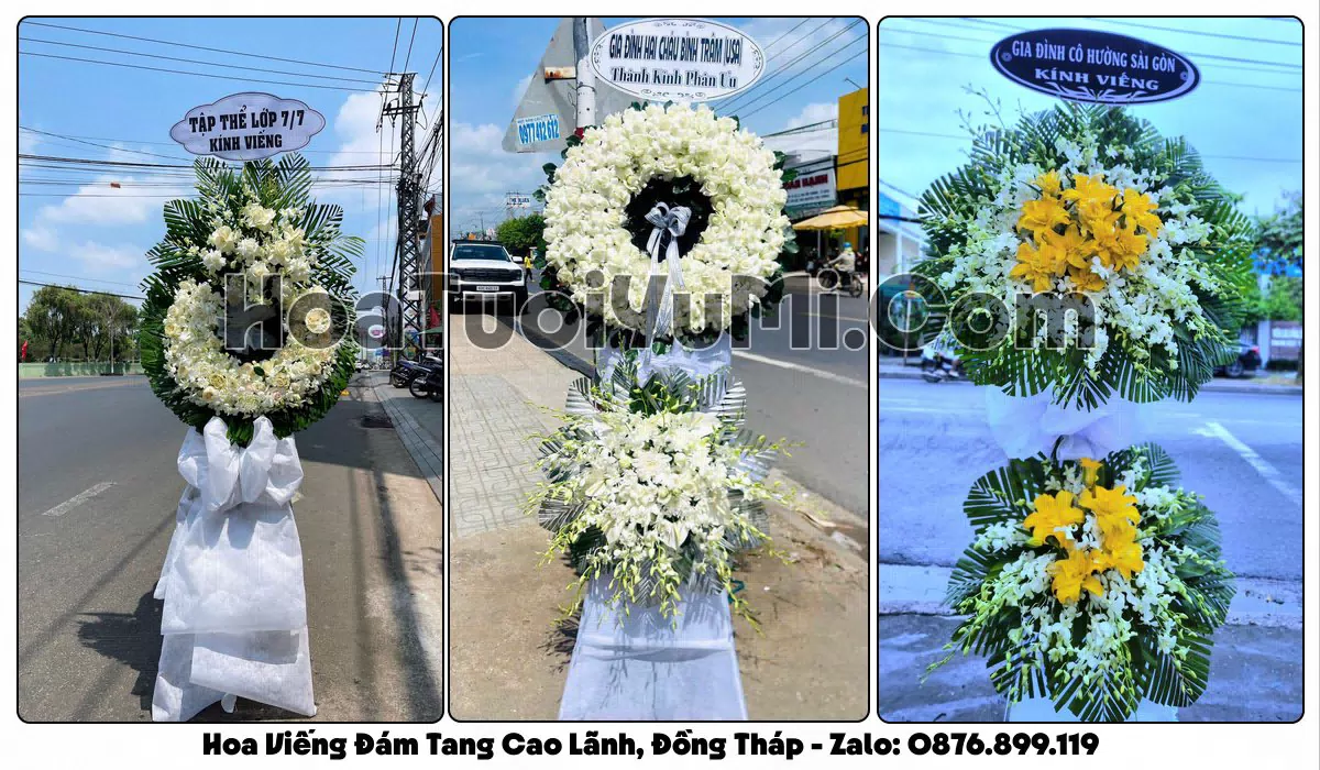 Đặt Vòng Hoa Đám Tang Tại Phường Cao Lãnh, Đồng Tháp