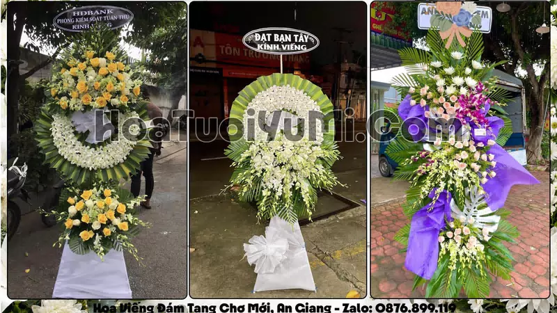Đặt Vòng Hoa Đám Tang Tại Xã Chợ Mới, Tỉnh An Giang