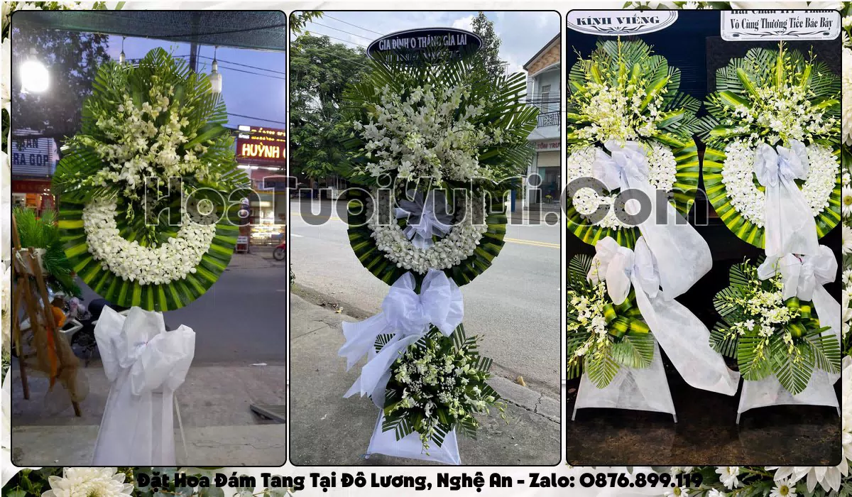 kệ hoa tang lễ tại Đô Lương Nghệ An