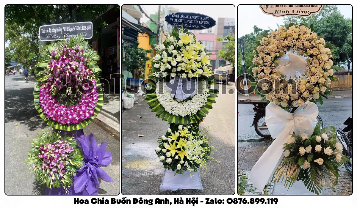 Đặt Vòng Hoa Đám Tang Tại Xã Đông Anh, Thành phố Hà Nội