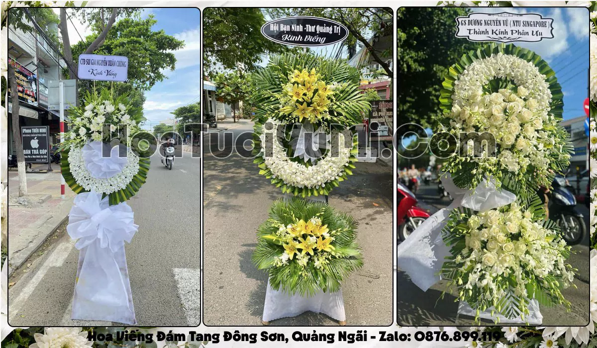Kệ hoa tang lễ tại Xã Đông Sơn, Quảng Ngãi