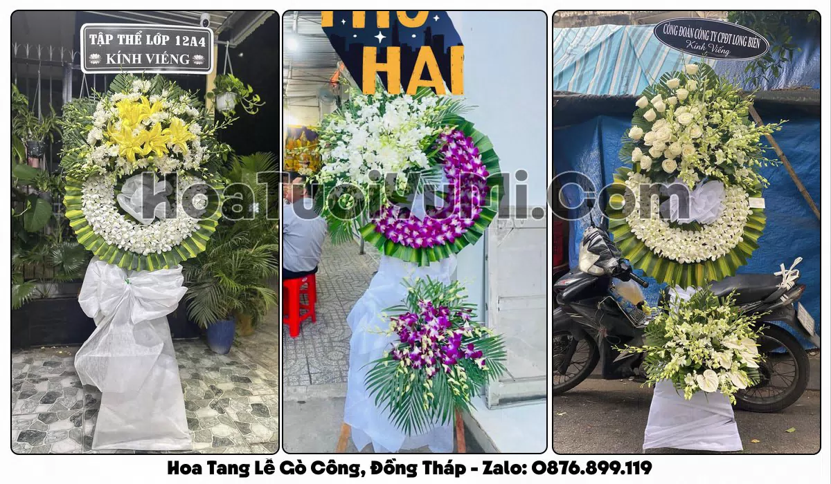 kệ hoa tang lễ tại Phường Gò Công Đồng Tháp