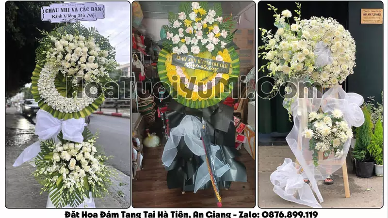 Đặt Vòng Hoa Đám Tang Tại Phường Hà Tiên, An Giang