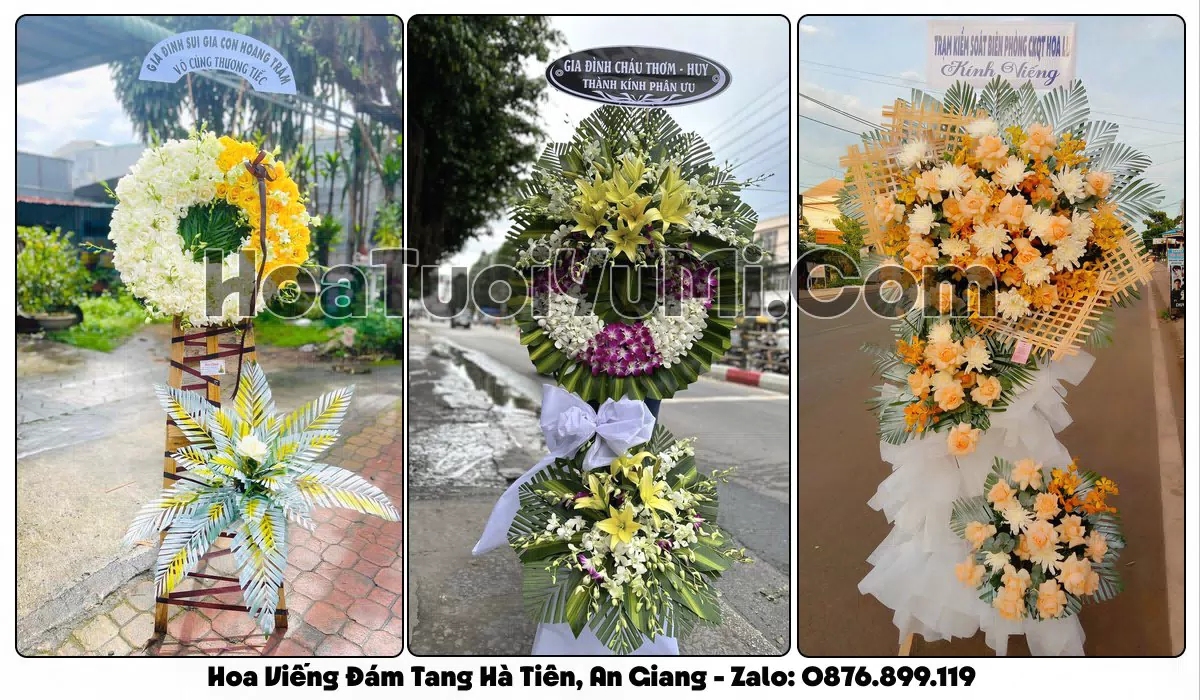 kệ hoa tang lễ giao tận nơi Hà Tiên An Giang
