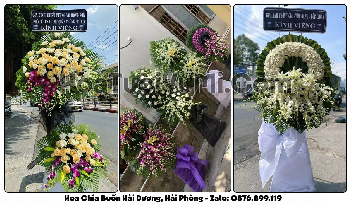 Đặt Vòng Hoa Đám Tang Tại Phường Hải Dương, Hải Phòng