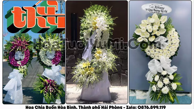 Đặt Vòng Hoa Đám Tang Tại Phường Hòa Bình, TP Hải Phòng