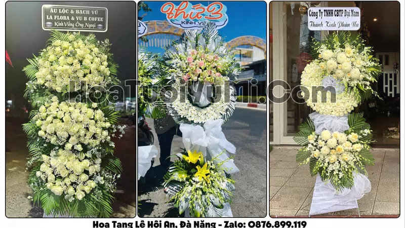 Đặt Vòng Hoa Đám Tang Tại Phường Hội An, Đà Nẵng