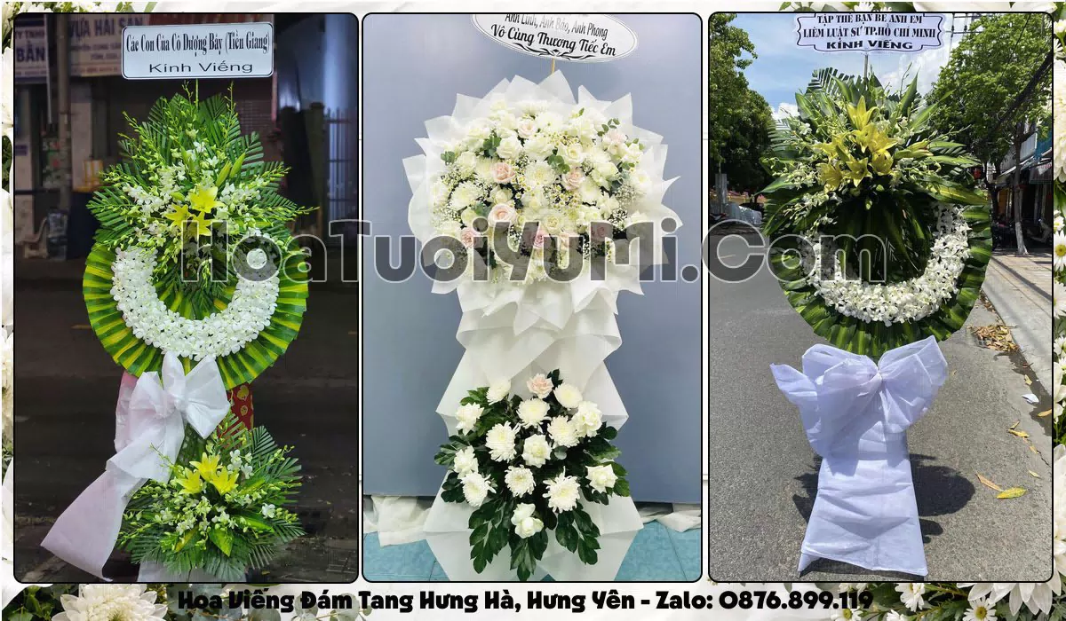 Đặt Vòng Hoa Đám Tang Tại Xã Hưng Hà, Tỉnh Hưng Yên