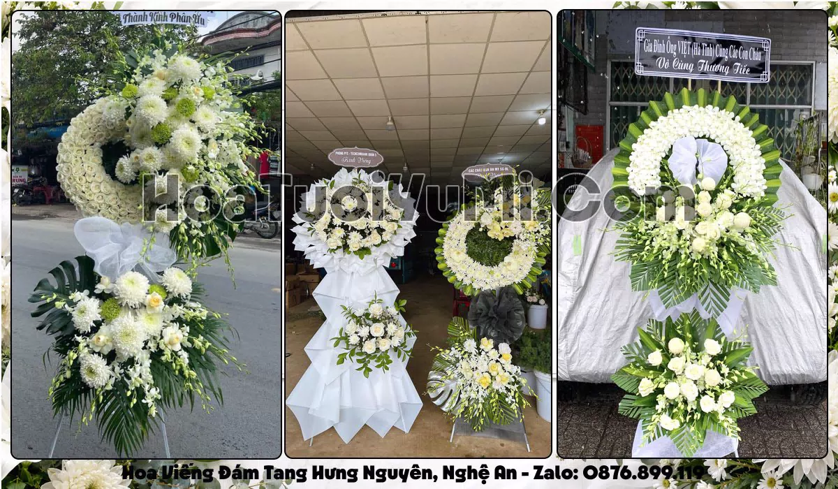 Đặt Vòng Hoa Đám Tang Tại Xã Hưng Nguyên, Tỉnh Nghệ An