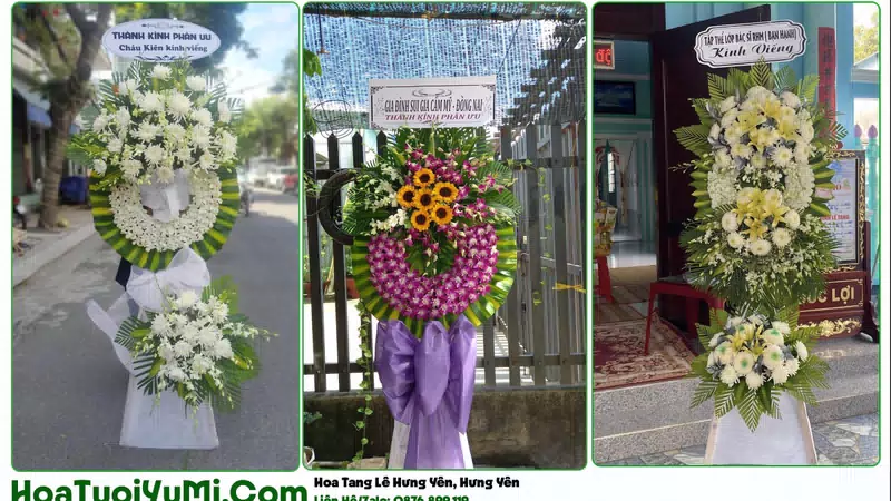 Đặt Vòng Hoa Đám Tang Tại Phường Hưng Yên, Hưng Yên