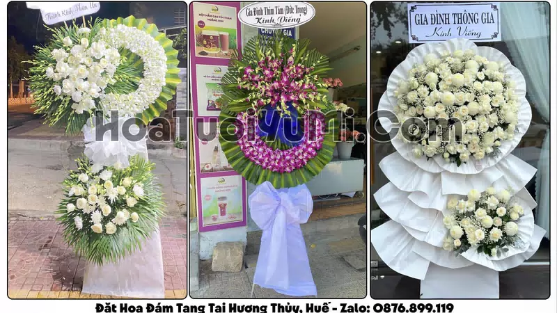 Đặt Vòng Hoa Đám Tang Tại Phường Hương Thủy, Huế