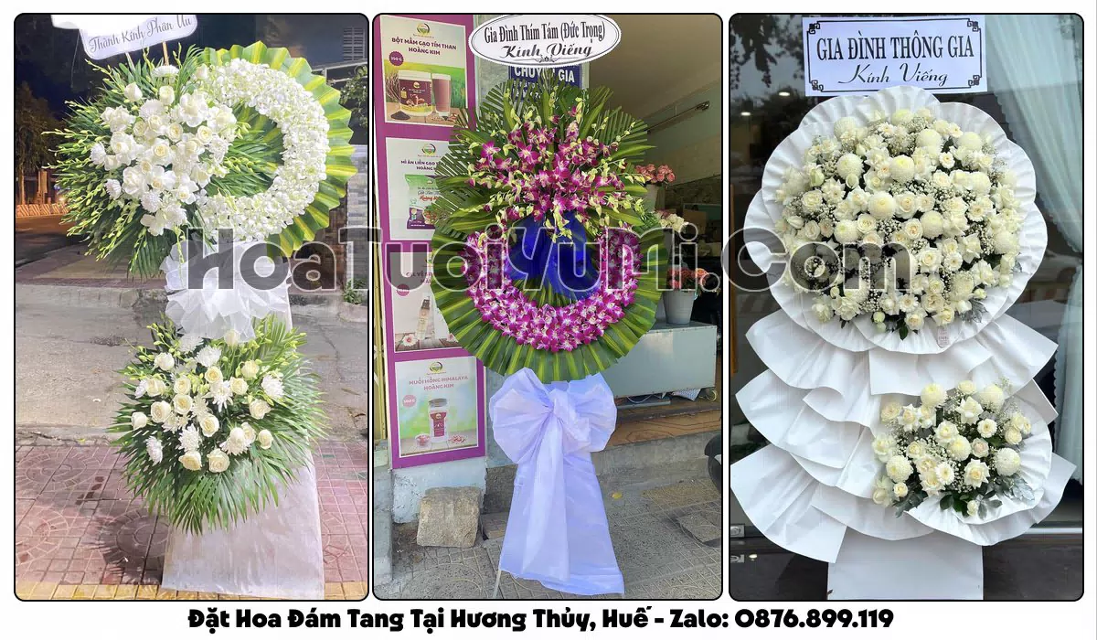 Đặt Vòng Hoa Đám Tang Tại Phường Hương Thủy, Huế