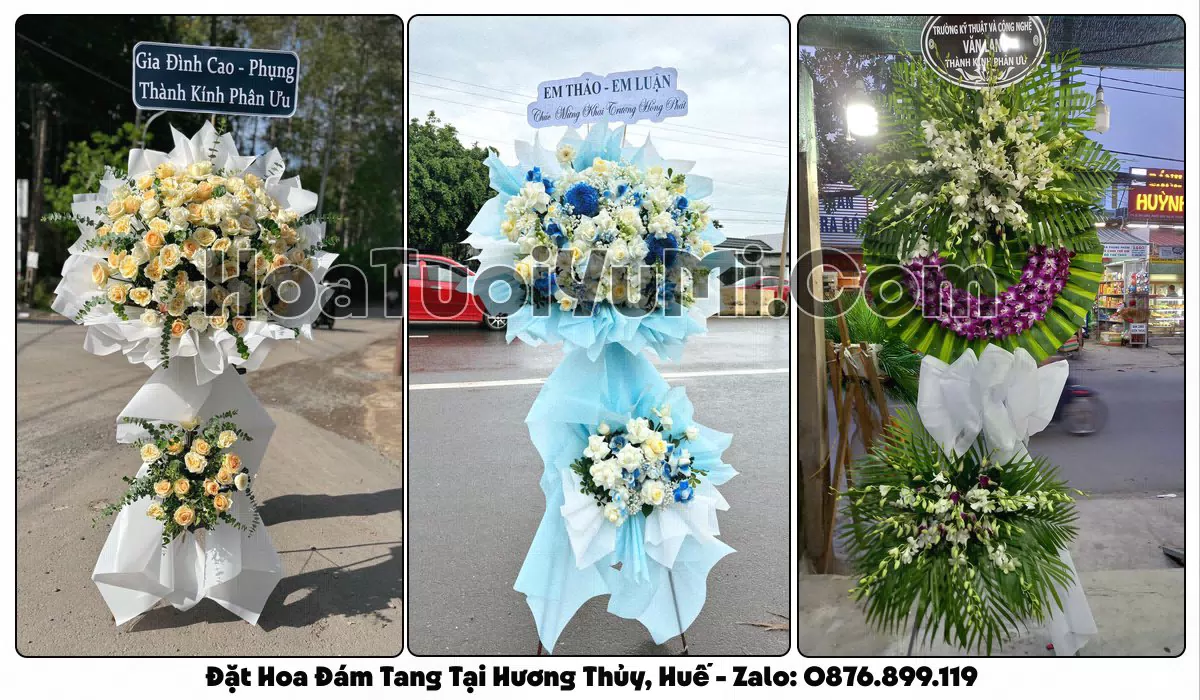 kệ hoa tang lễ giao tại Hương Thủy, Huế