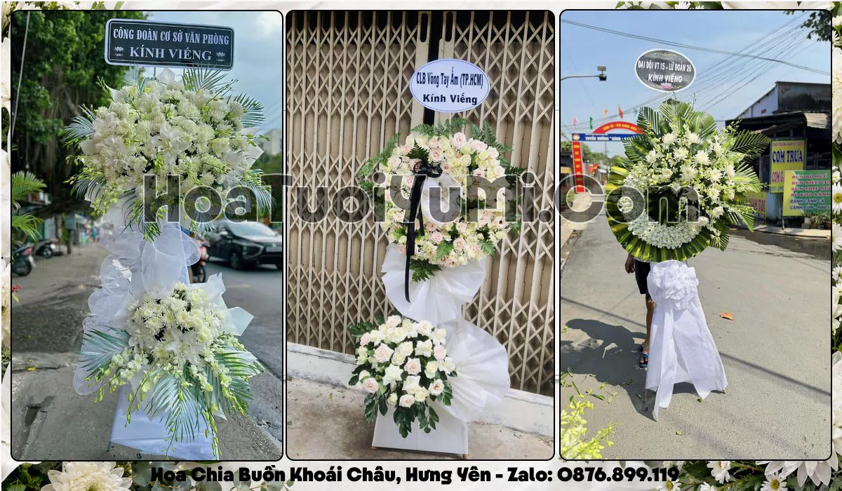 kệ hoa tang lễ Khoái Châu Hưng Yên