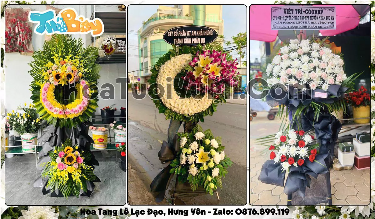 Kệ hoa tang lễ tại Xã Lạc Đạo, Tỉnh Hưng Yên
