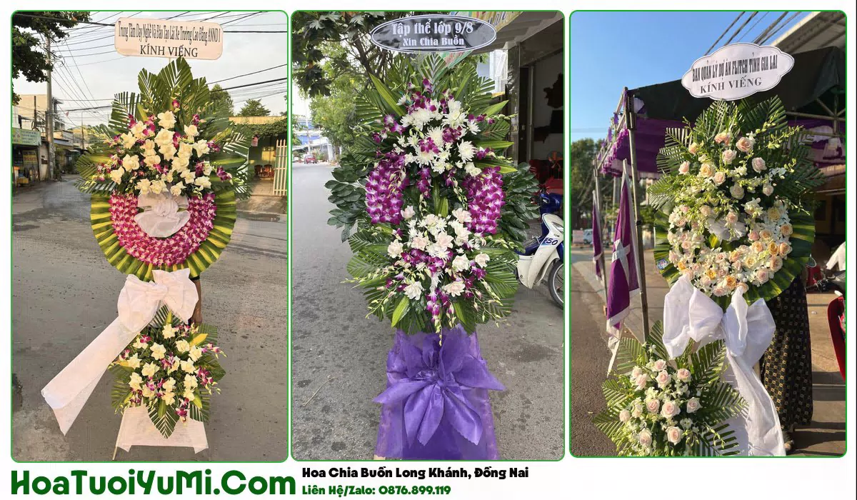 Đặt Vòng Hoa Đám Tang Tại Phường Long Khánh, Đồng Nai