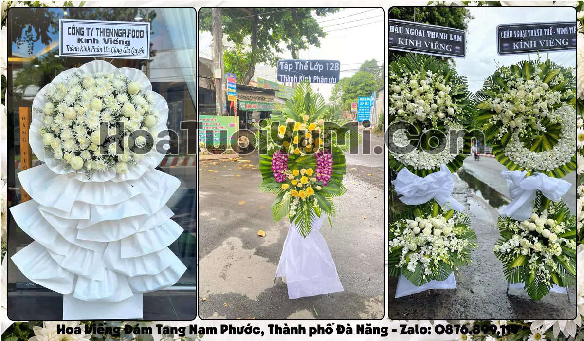 Đặt Vòng Hoa Đám Tang Tại Xã Nam Phước, Thành Phố Đà Nẵng