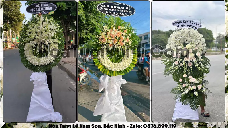 Đặt Vòng Hoa Đám Tang Tại Phường Nam Sơn, Tỉnh Bắc Ninh