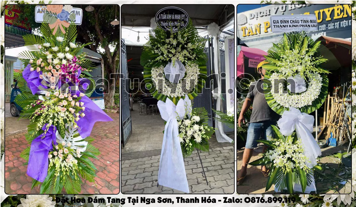 Đặt Vòng Hoa Đám Tang Tại Xã Nga Sơn, Tỉnh Thanh Hóa