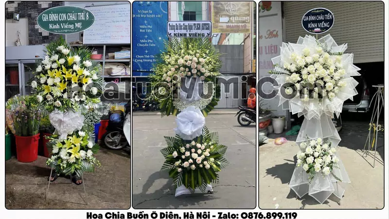 Đặt Vòng Hoa Đám Tang Tại Xã Ô Diên, Thành phố Hà Nội