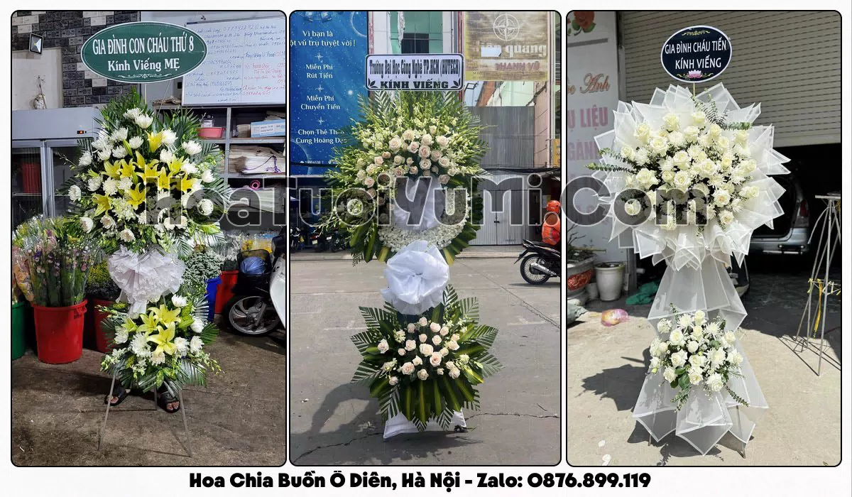 Đặt Vòng Hoa Đám Tang Tại Xã Ô Diên, Thành phố Hà Nội
