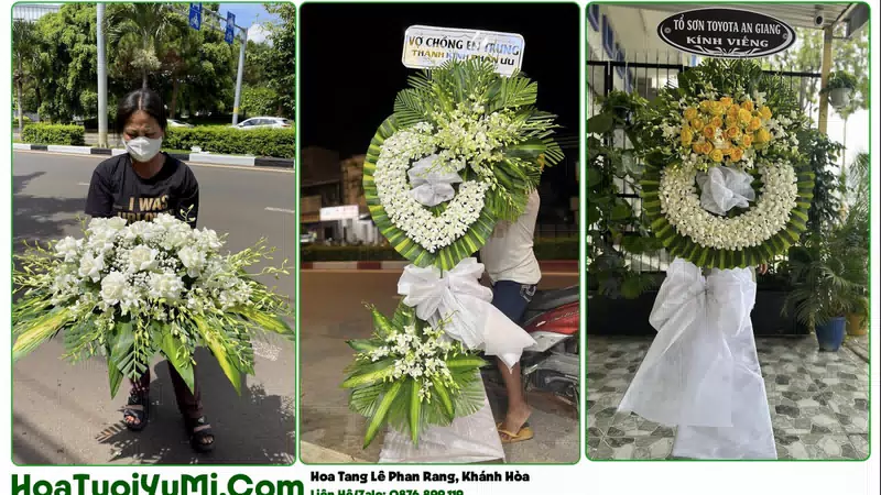 Đặt Vòng Hoa Đám Tang Tại Phường Phan Rang, Khánh Hòa