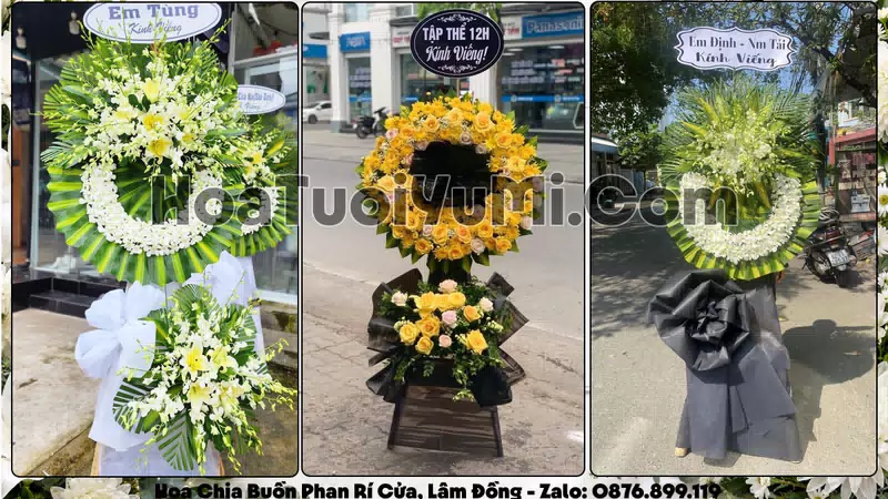Đặt Vòng Hoa Đám Tang Tại Xã Phan Rí Cửa, Tỉnh Lâm Đồng