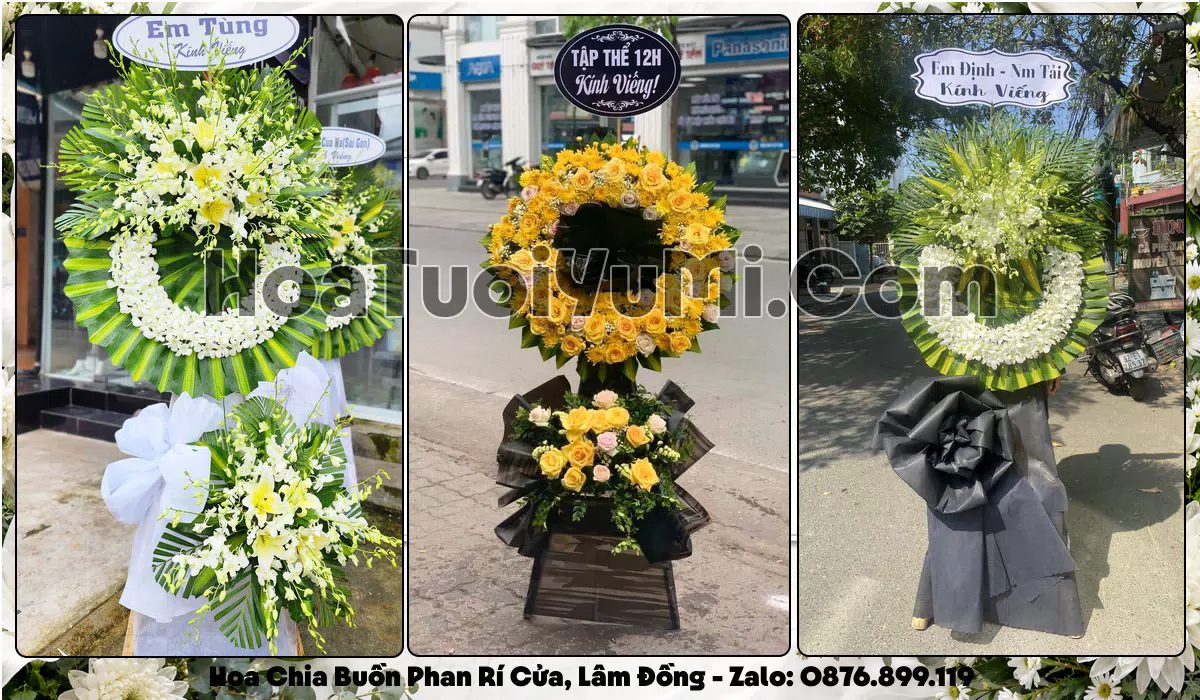 Đặt Vòng Hoa Đám Tang Tại Xã Phan Rí Cửa, Tỉnh Lâm Đồng