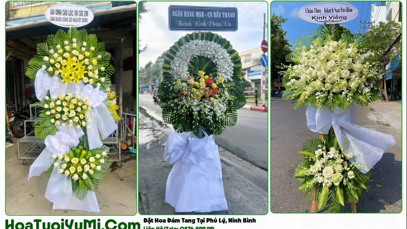 Đặt Vòng Hoa Đám Tang Tại Phường Phủ Lý, Ninh Bình
