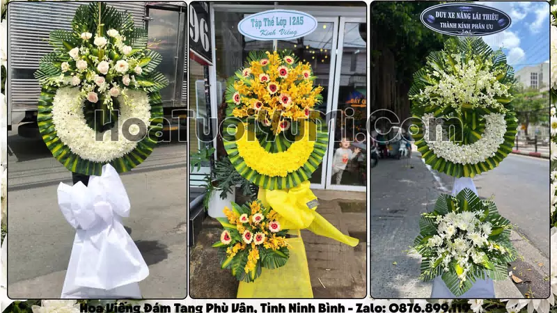 Đặt Vòng Hoa Đám Tang Tại Phường Phù Vân, Tỉnh Ninh Bình