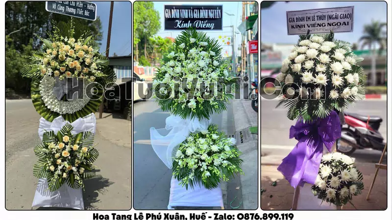 Đặt Vòng Hoa Đám Tang Tại Phường Phú Xuân, Huế
