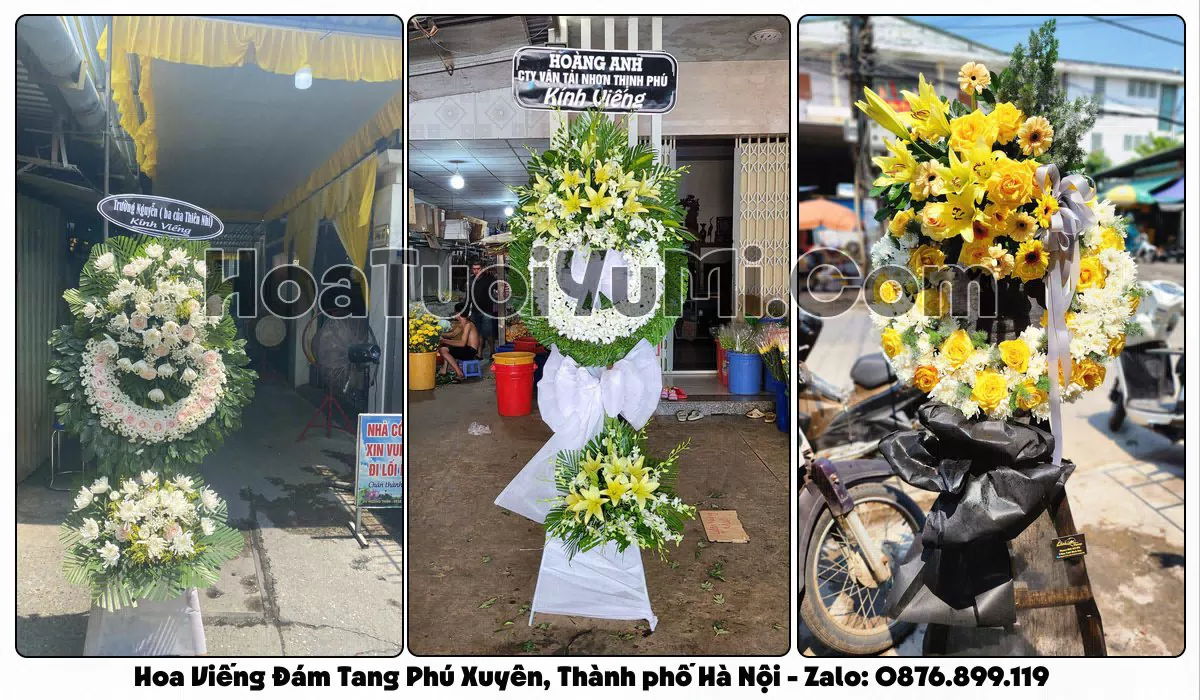 Đặt Vòng Hoa Đám Tang Tại Xã Phú Xuyên, Thành phố Hà Nội