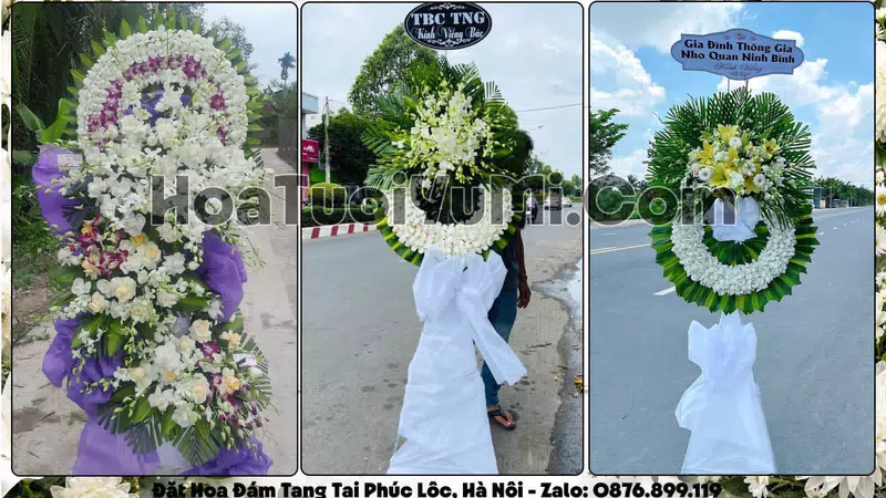 Đặt Vòng Hoa Đám Tang Tại Xã Phúc Lộc, Thành phố Hà Nội