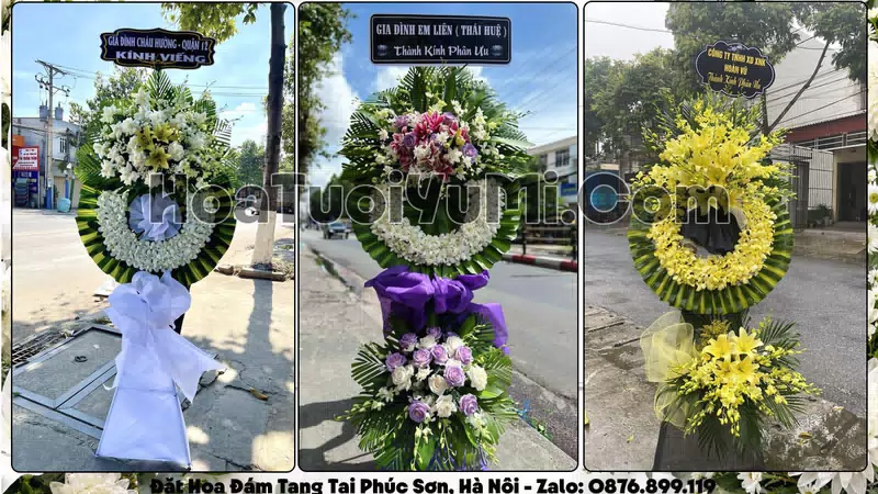 Đặt Vòng Hoa Đám Tang Tại Xã Phúc Sơn, Thành phố Hà Nội