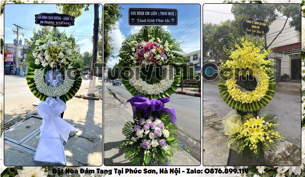 Đặt Vòng Hoa Đám Tang Tại Xã Phúc Sơn, Thành phố Hà Nội