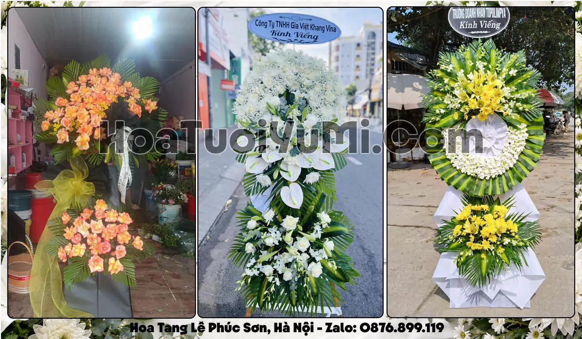 kệ hoa tang lễ tại Phúc Sơn Hà Nội