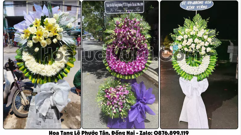 Đặt Vòng Hoa Đám Tang Tại Phường Phước Tân, Tỉnh Đồng Nai