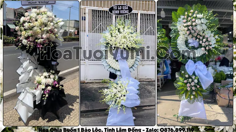 Đặt Vòng Hoa Đám Tang Tại Phường 1 Bảo Lộc, Tỉnh Lâm Đồng