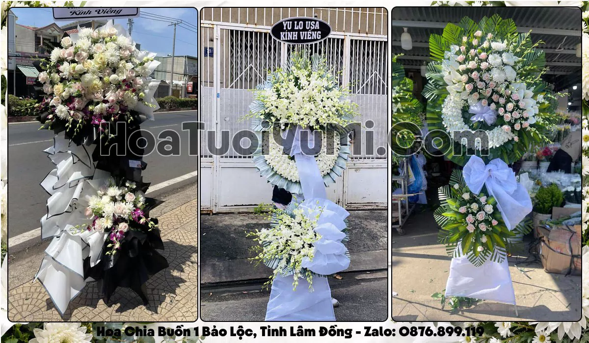 Đặt Vòng Hoa Đám Tang Tại Phường 1 Bảo Lộc, Tỉnh Lâm Đồng