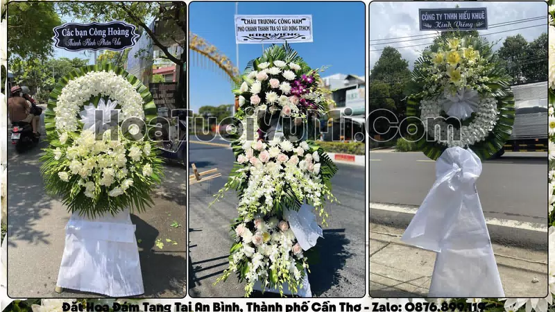 Đặt Vòng Hoa Đám Tang Tại Phường An Bình, Thành phố Cần Thơ