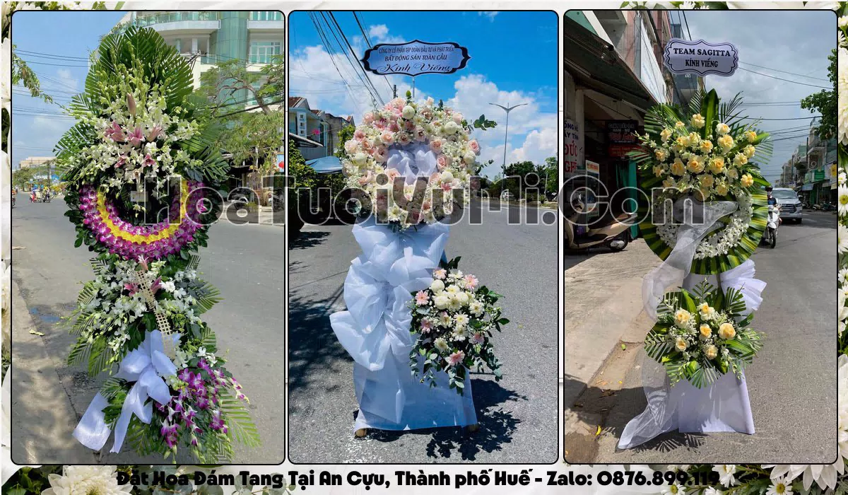 Đặt Vòng Hoa Đám Tang Tại Phường An Cựu, Thành phố Huế