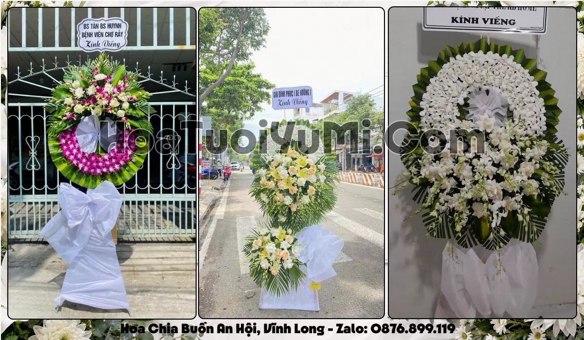 Đặt Vòng Hoa Đám Tang Tại Phường An Hội, Tỉnh Vĩnh Long